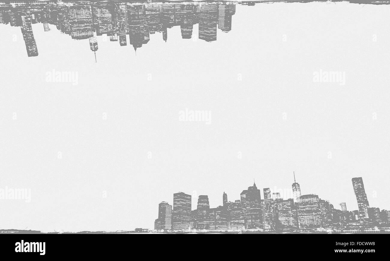 Background of New York skyline Stock Photo - Alamy