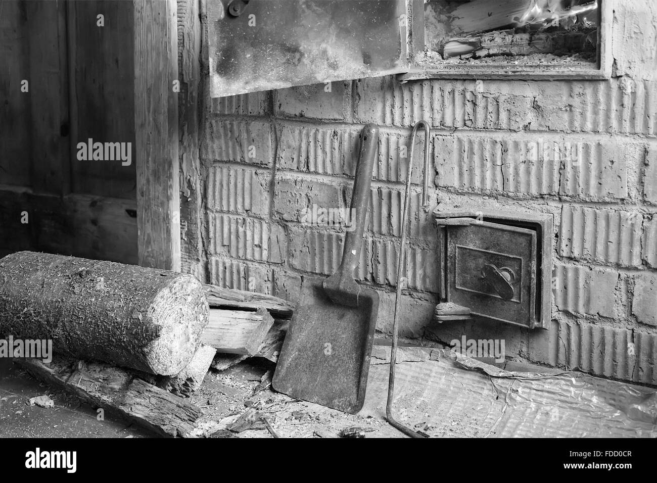 Wood Burning Stove Stock Photo Alamy