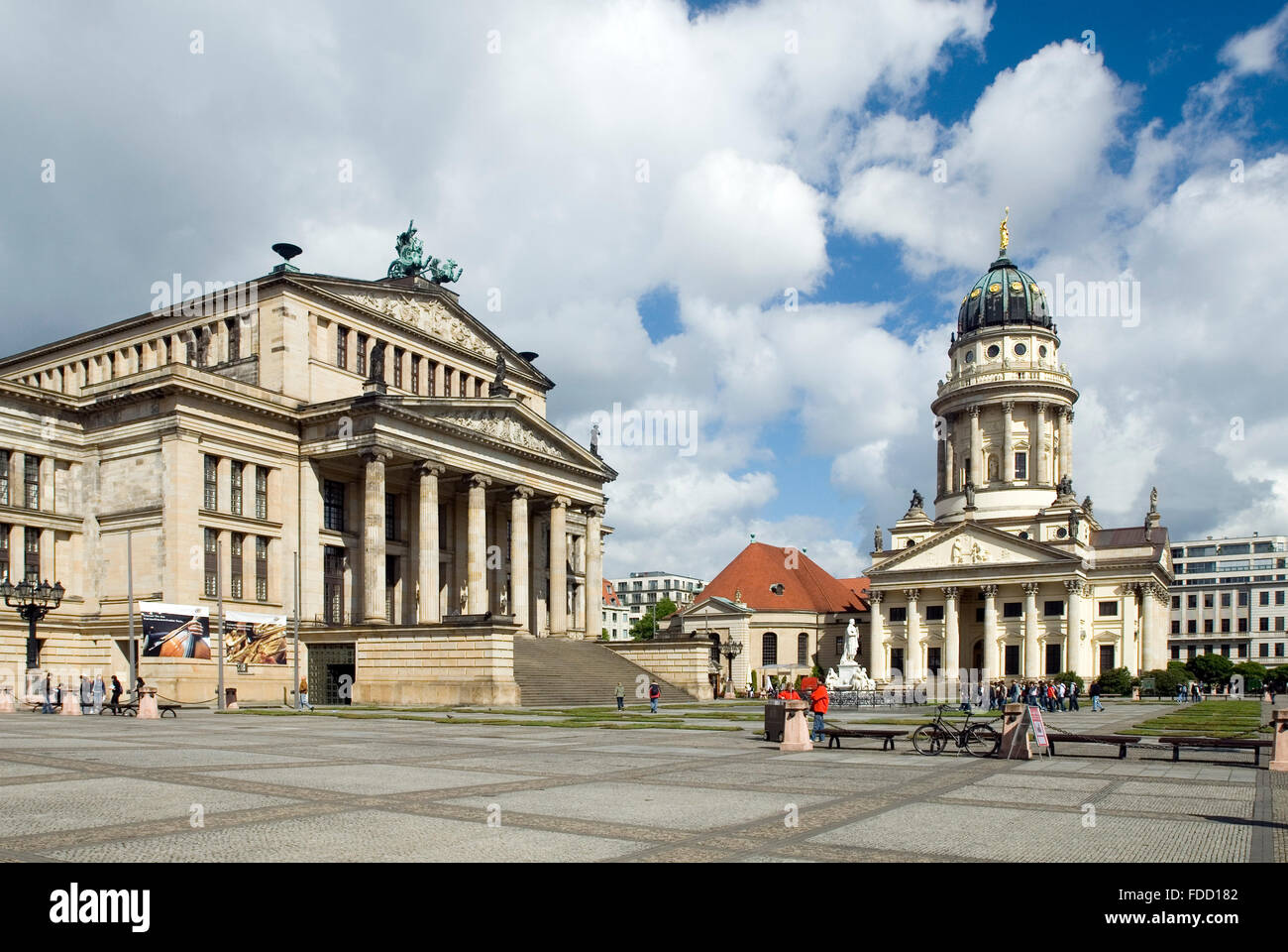 Gendarmenmarkt Cathedral Berlin Germany Stock Photo