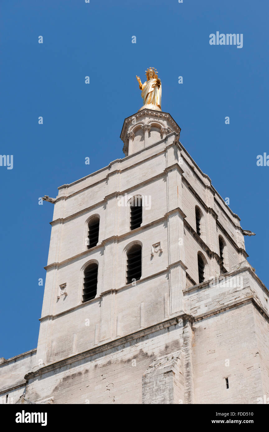 Palais des Papes, Papacy from 1309-1423 Avignon Departement Vaucluse Provence France Europe Stock Photo