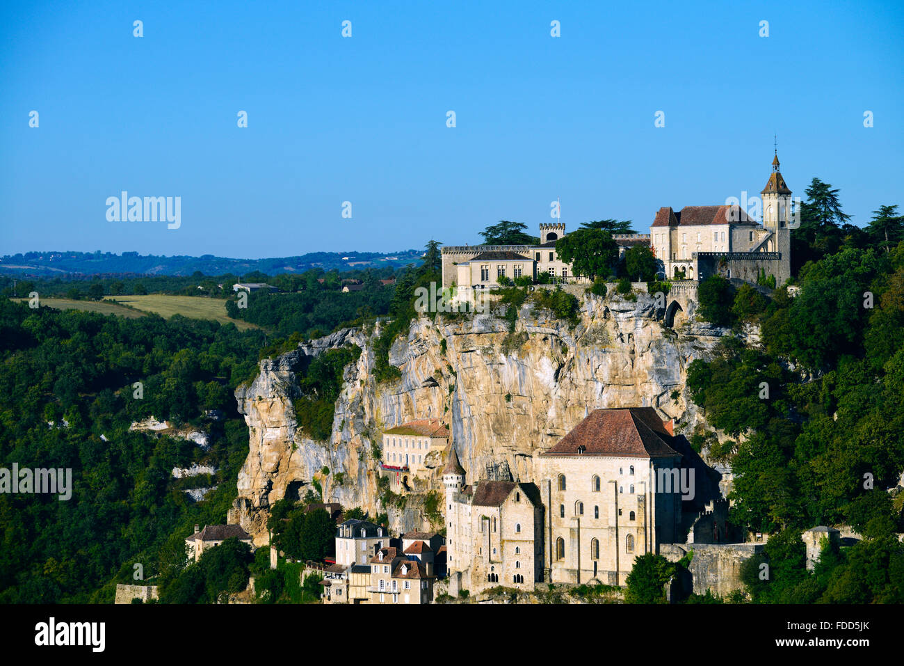 Steep steps Big stairs at Pilgrimage site Rocamadour, Departement Lot, Midi  Pyrenees, South West France France, Europe Stock Photo - Alamy