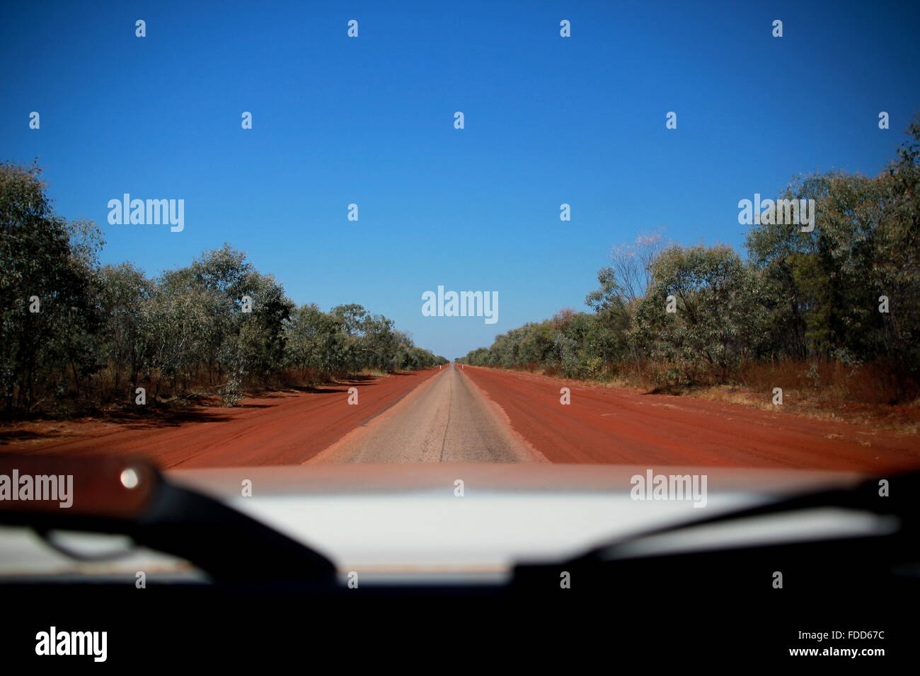 outback road in australia Stock Photo