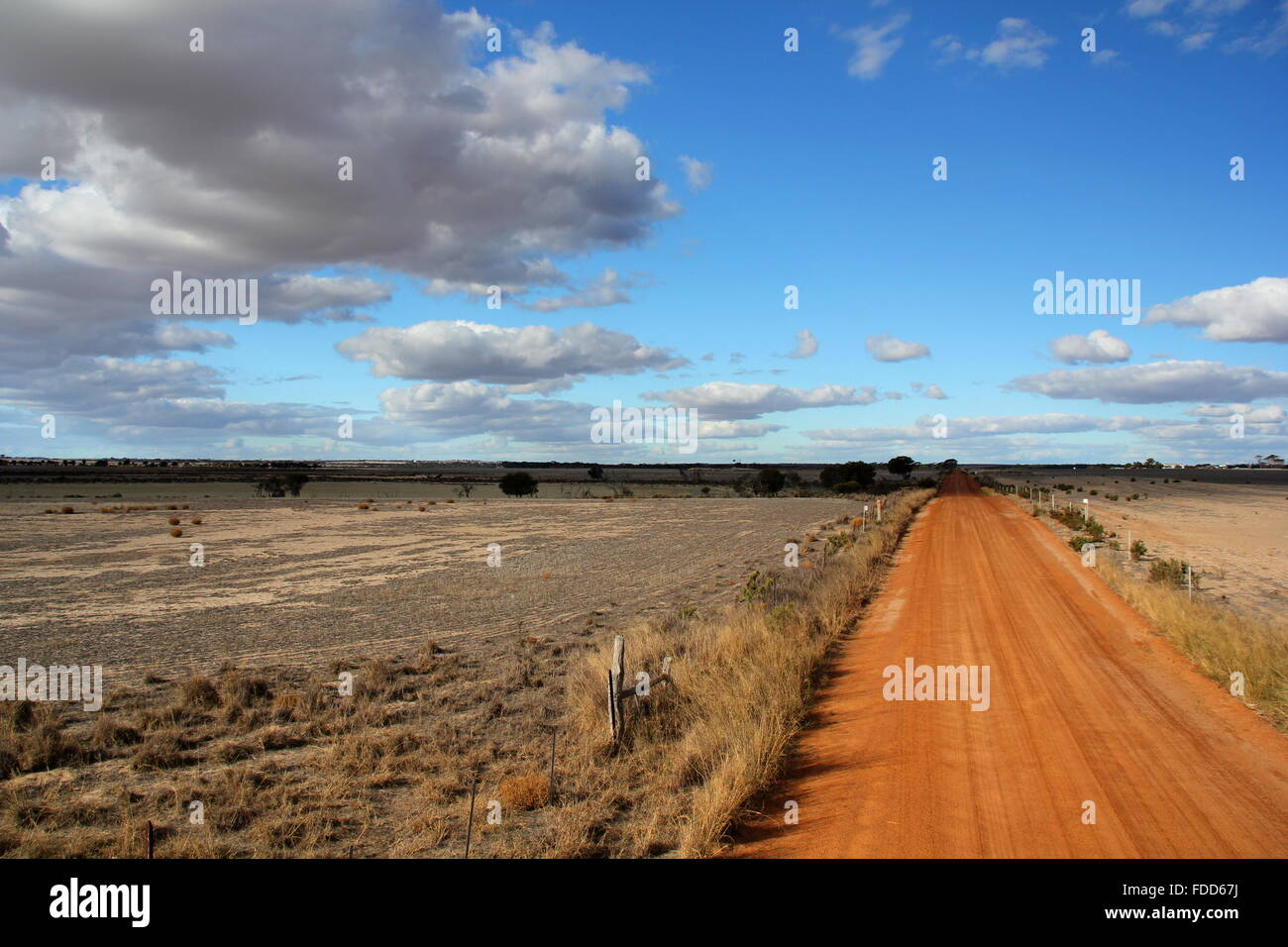 outback road in australia Stock Photo