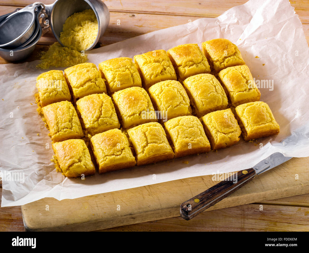 Cornbread Stock Photo Alamy