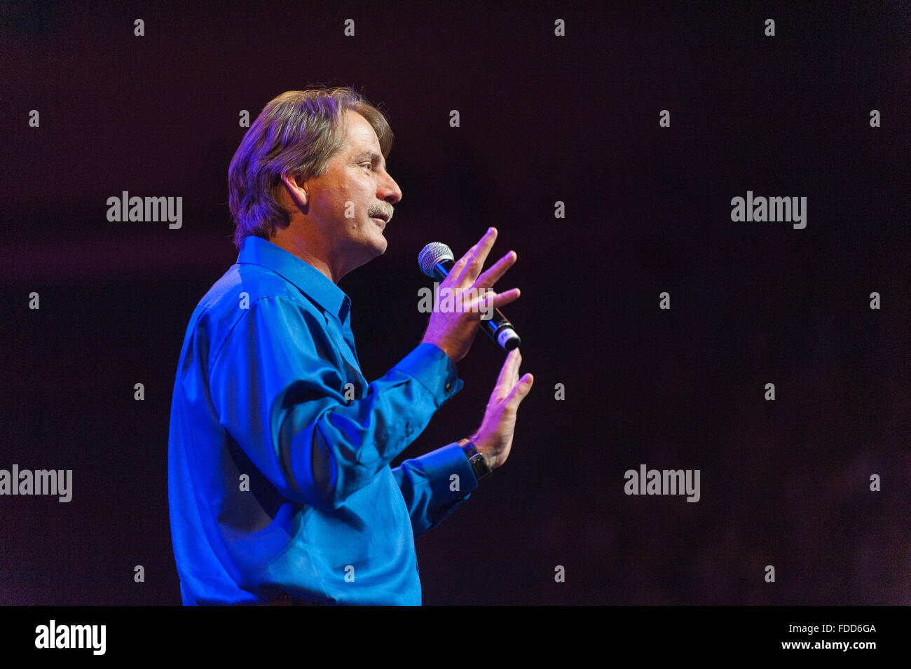 American television personality and blue collar comedian Jeff Foxworthy