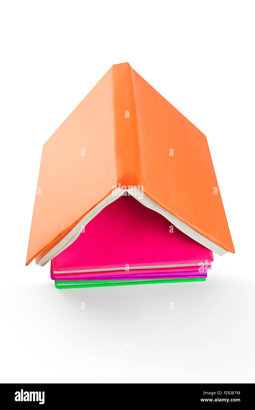 Book Shape House Nobody Stock Photo