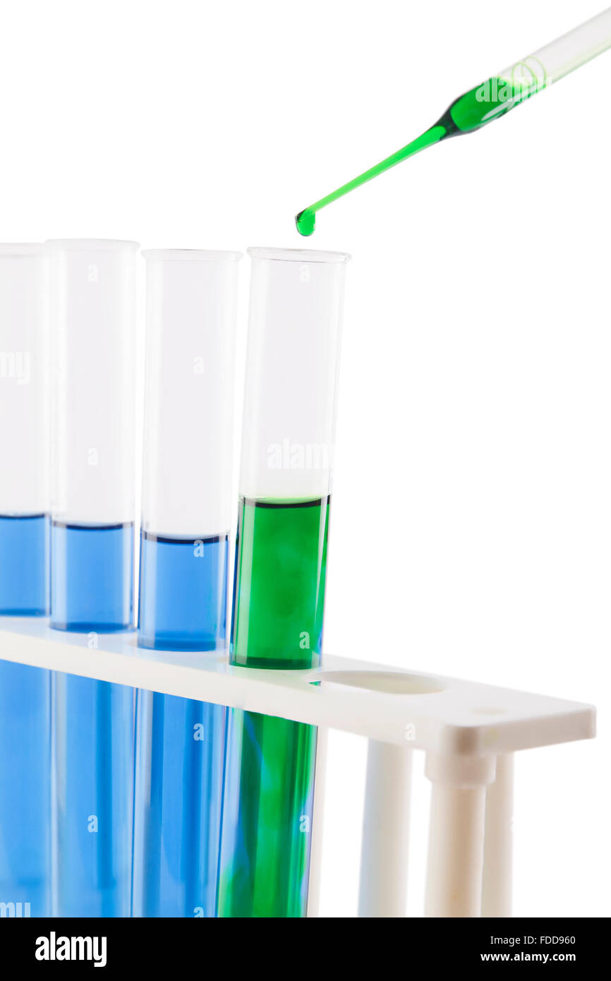 Medical Science Laboratory Chemical Test Tube Dropper Drop Pouring