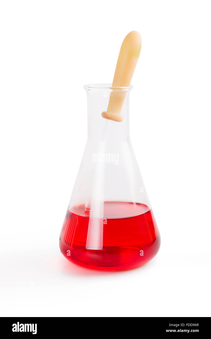 Chemical reaction beakers Cut Out Stock Images & Pictures Alamy
