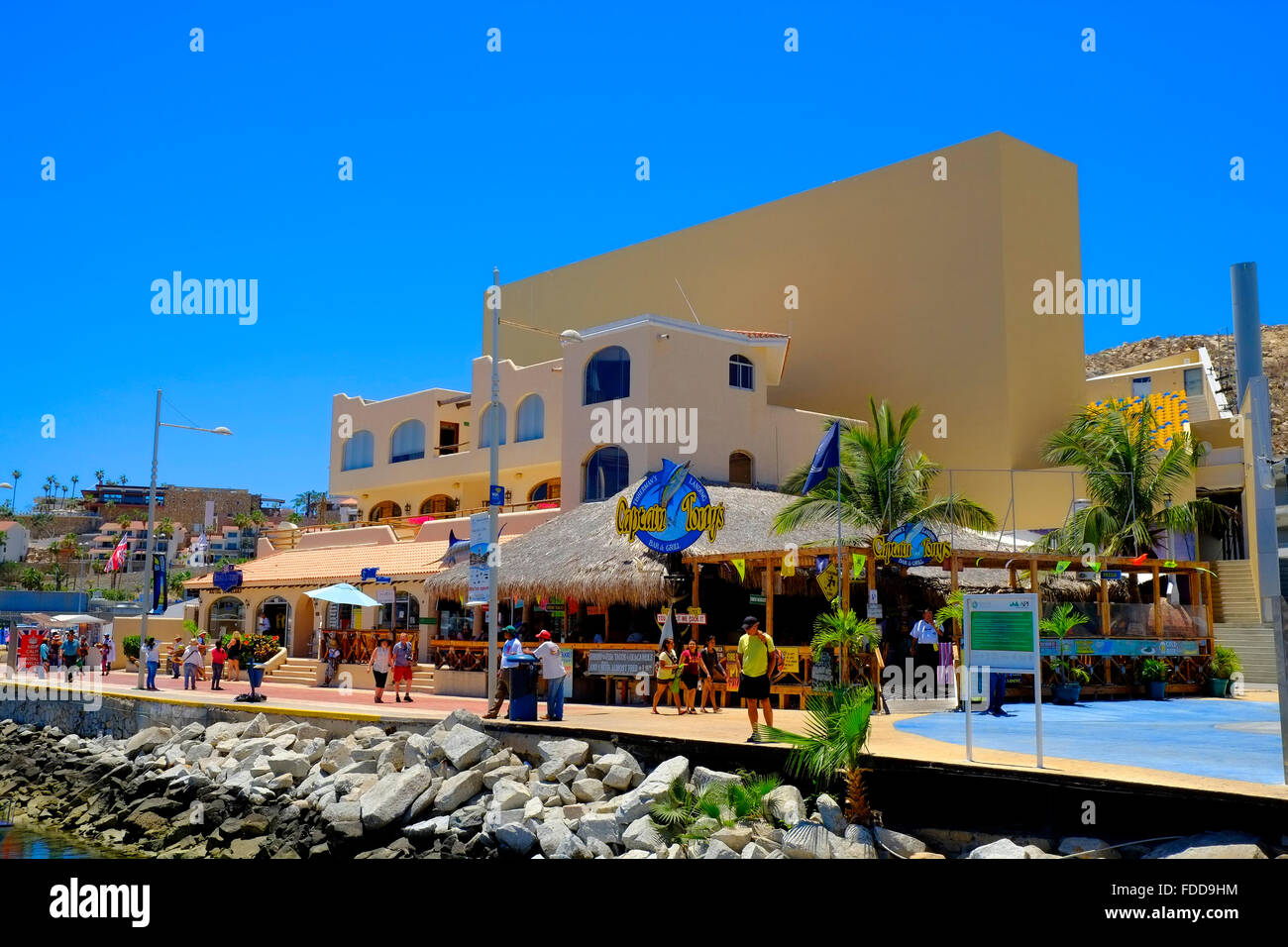 Shopping Area Cabo San Lucas Mexico Pacific Ocean Stock Photo - Alamy