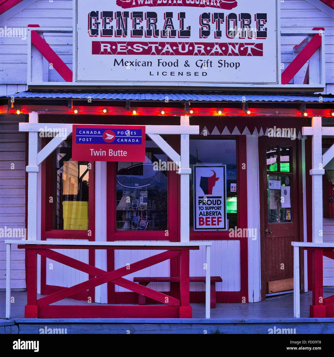 General store in Southern Alberta, Canada Stock Photo Alamy