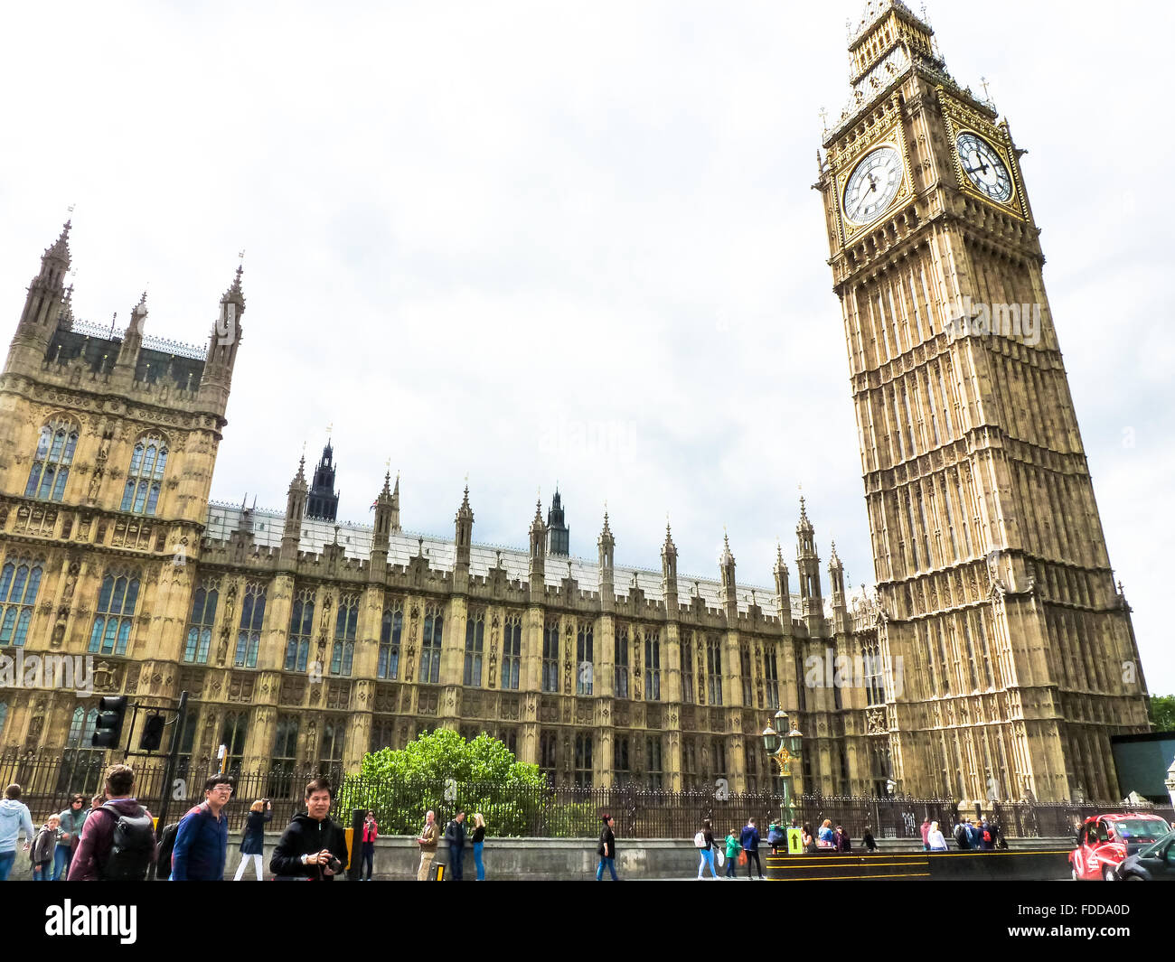 house of parliament and big ben at london united kingdom Stock Photo
