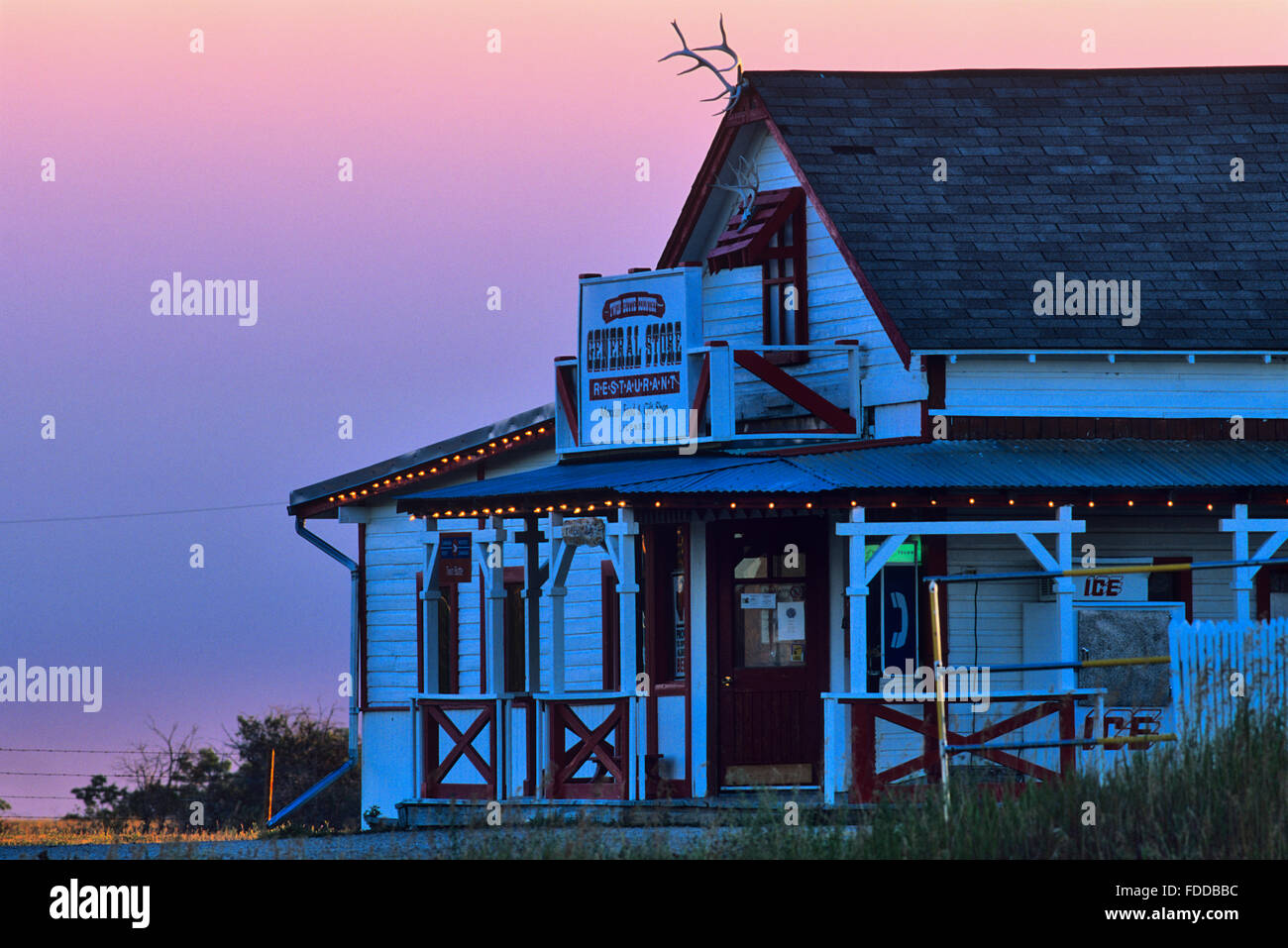 General store in southern Alberta Stock Photo Alamy