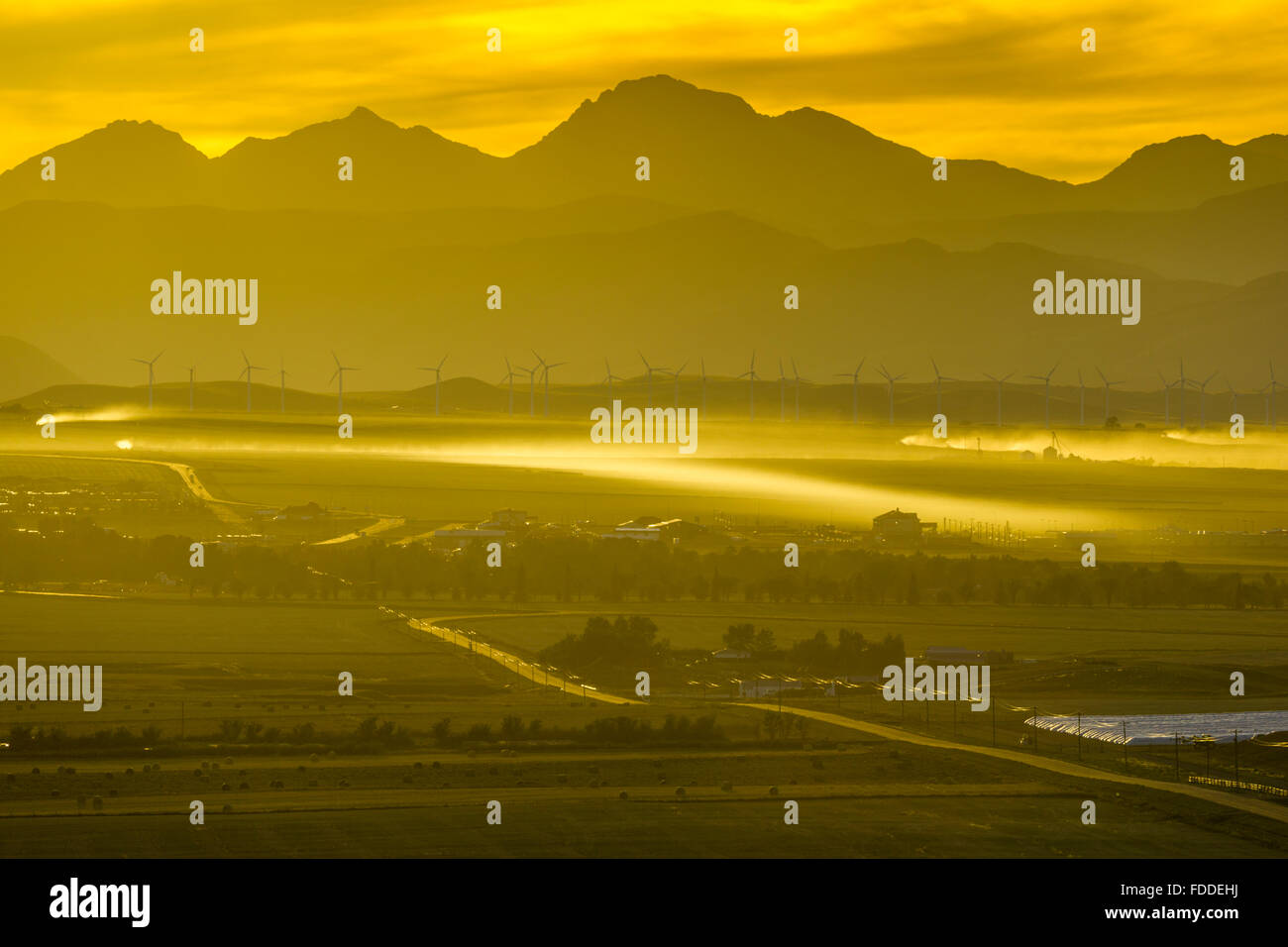 town of Pincher Creek in foot hills of Southern Alberta Stock Photo Alamy