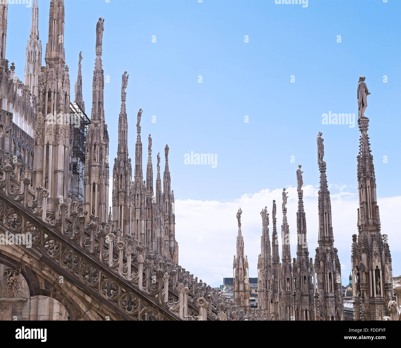 Milan cathedral aerial hires stock photography and images Alamy