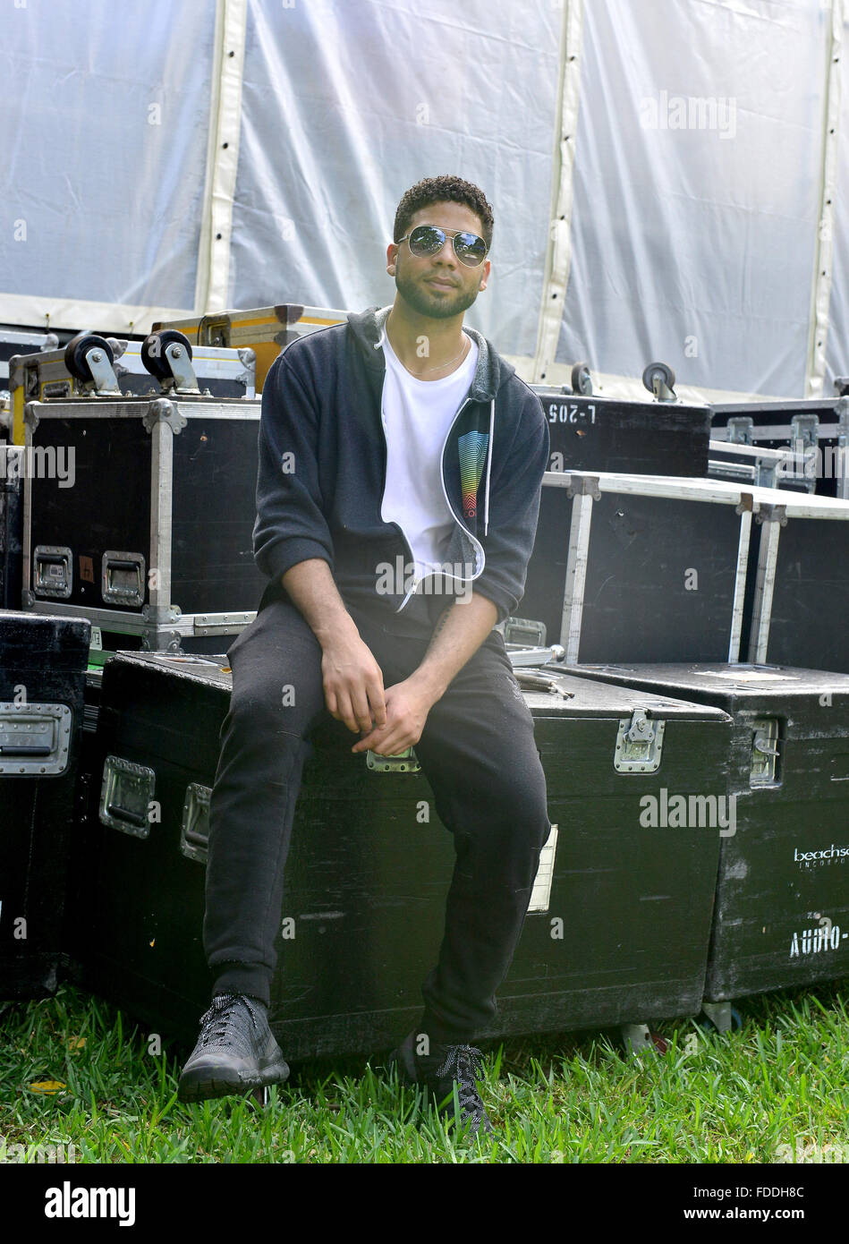 Pitbull's New Year's Revolution rehearsal at Bayfront Park Featuring