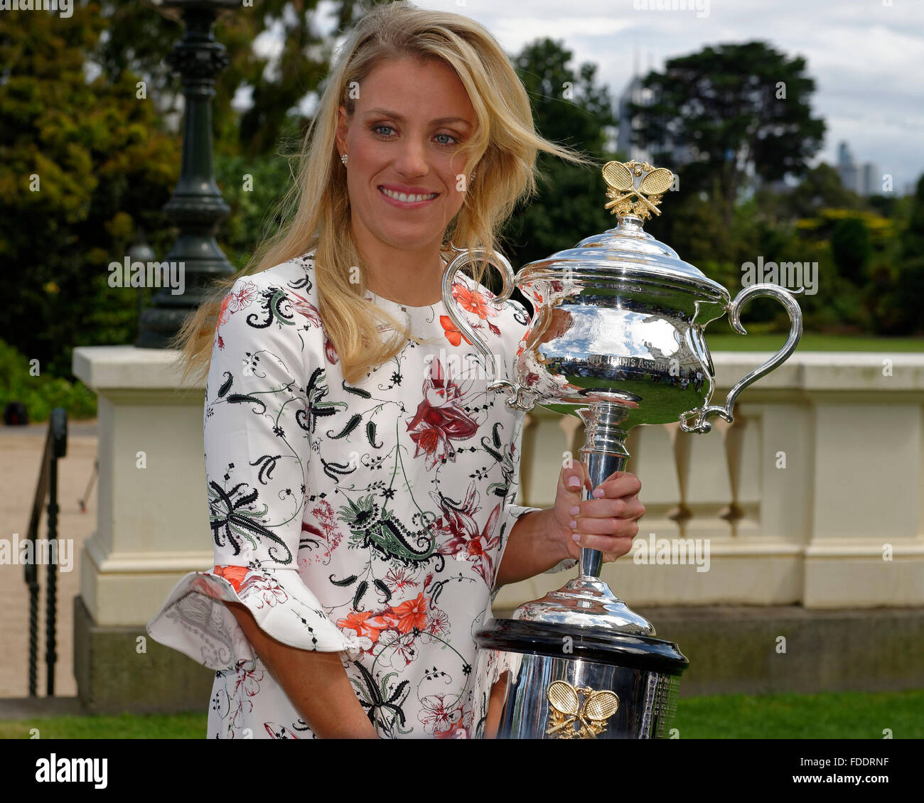 Melbourne Australia 31st Jan 16 Angelique Kerber Ger Australian Open 16 Women S Champion Held A Trophy Photo Shoot At Government House Melbourne Australia Credit Action Plus Sports Alamy Live News Stock Photo Alamy