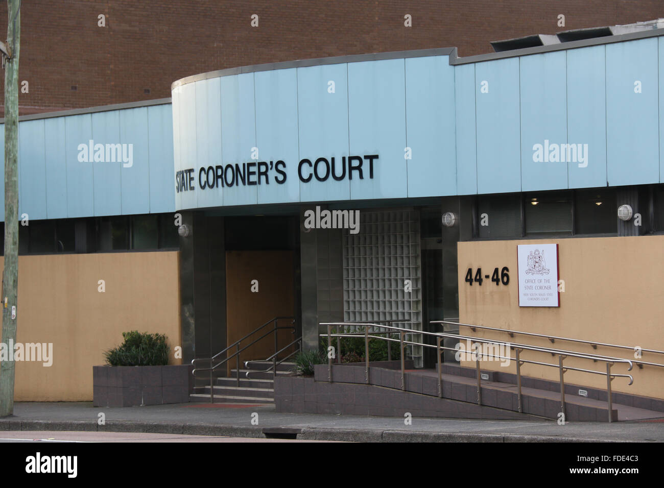The State Coroner’s Court on Parramatta Road, Glebe in Sydney