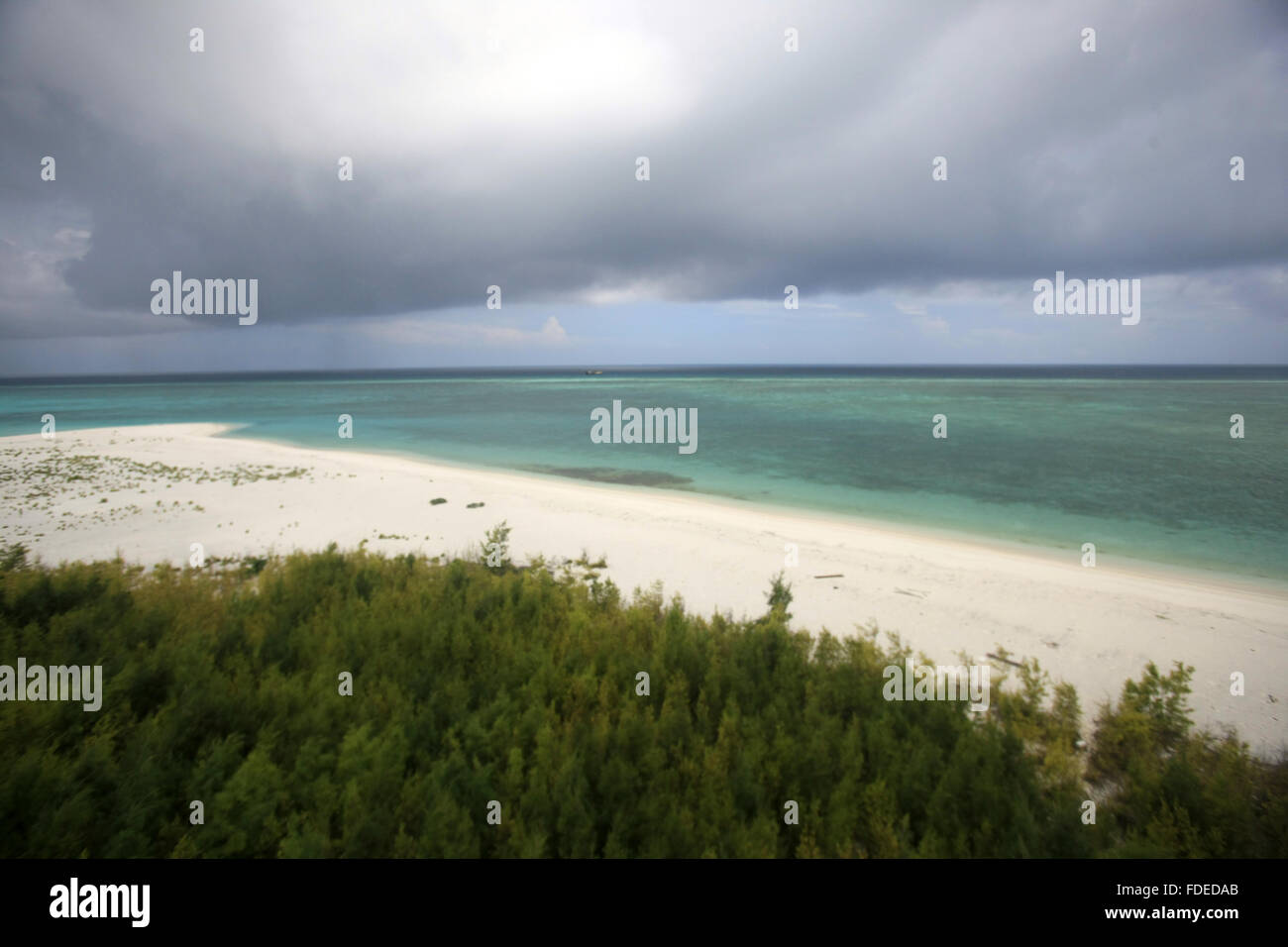 Seven Islands West Beach Stock Photo Alamy
