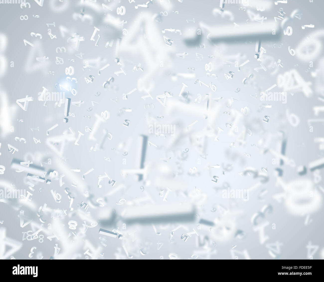 Background abstract image with white big letters Stock Photo