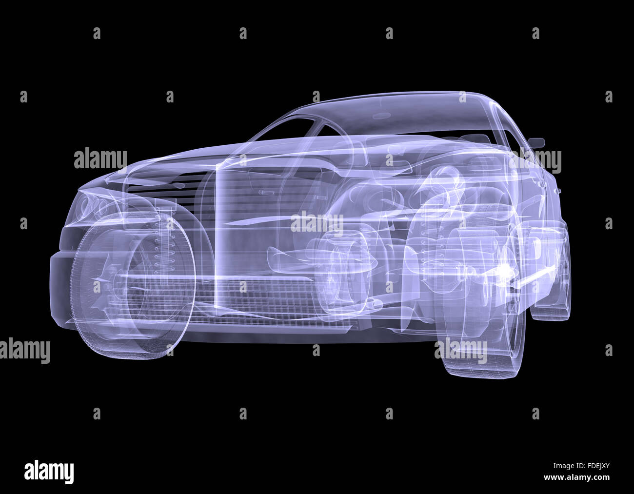 Xray of car Stock Photo - Alamy