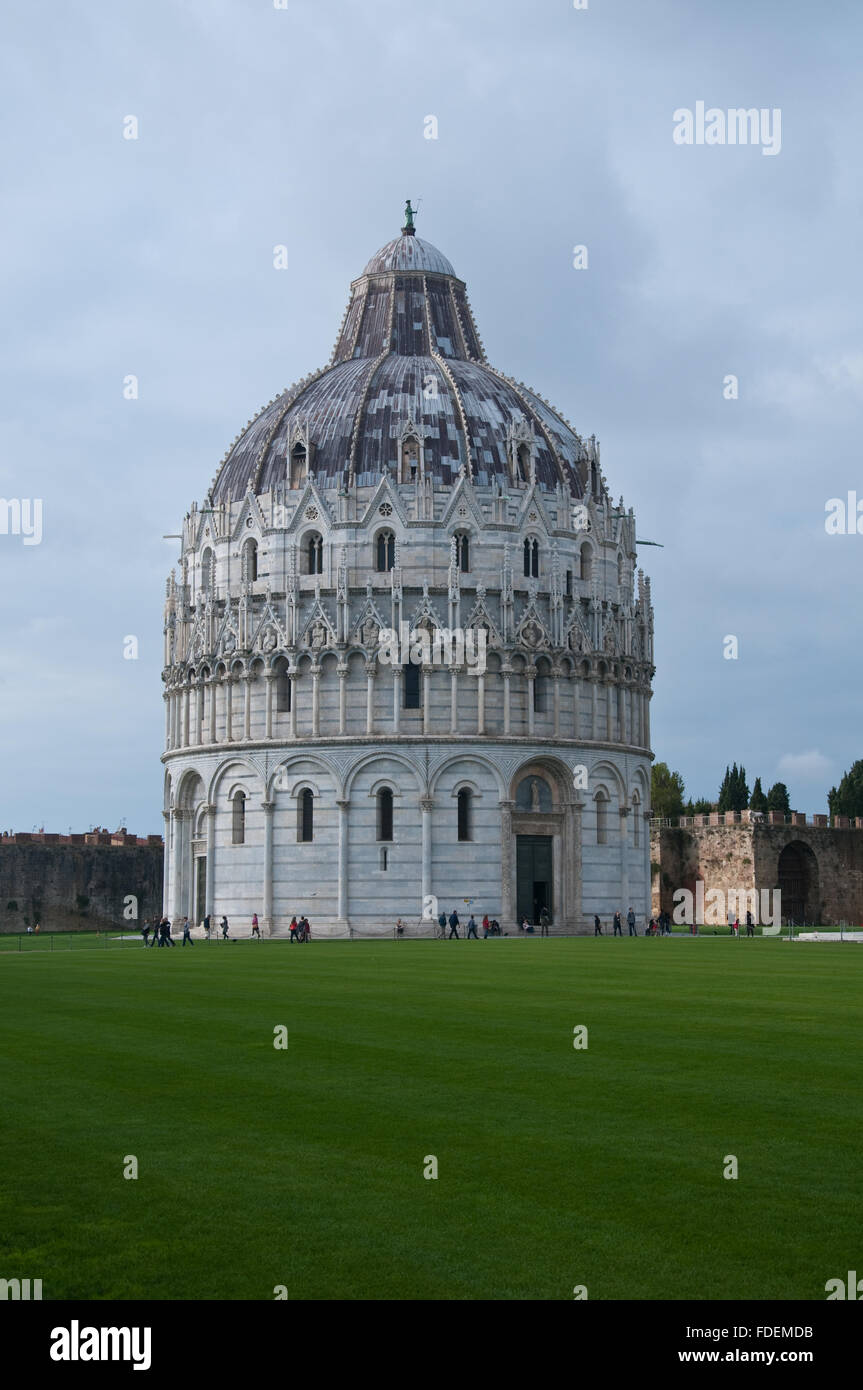 Miracle square with basilica and pisa tower,italy Stock Photo