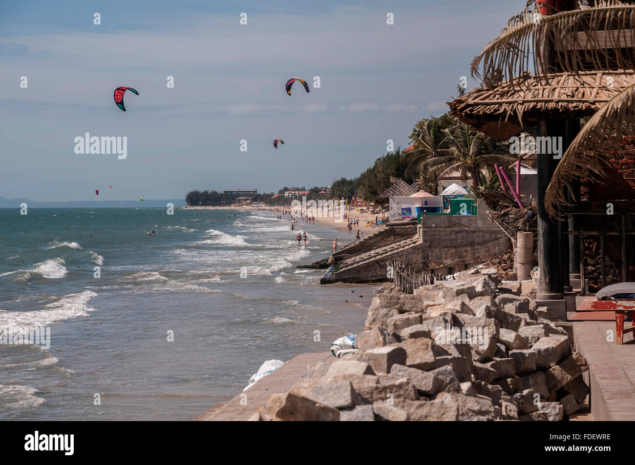 Viet Nam. Vietnam. East Asia. Mui Ne Beach, Binh Thuan, Stock Photo