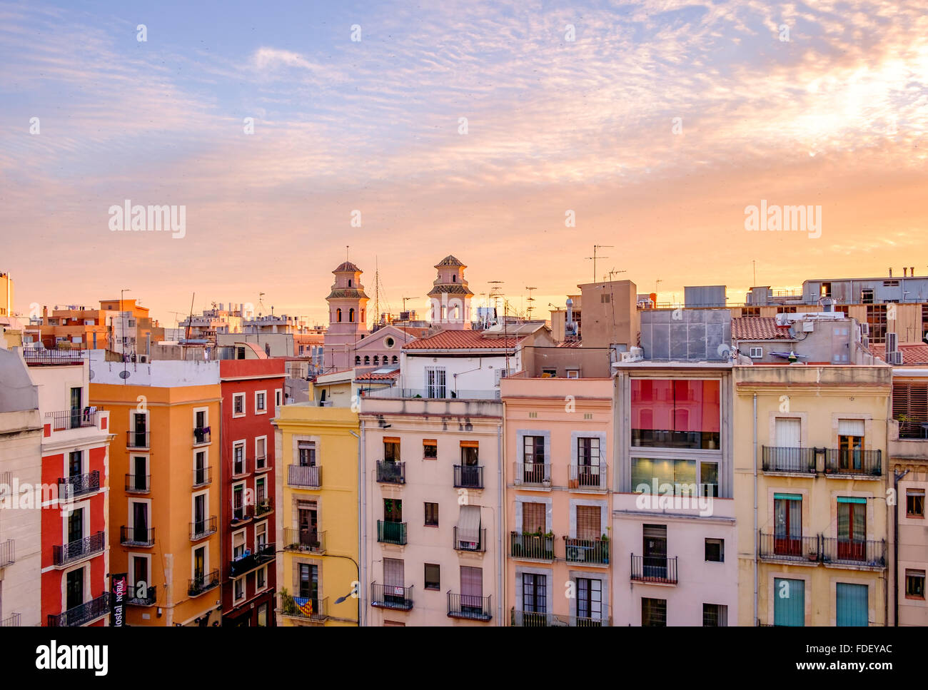 Tarragona old City Stock Photo Alamy