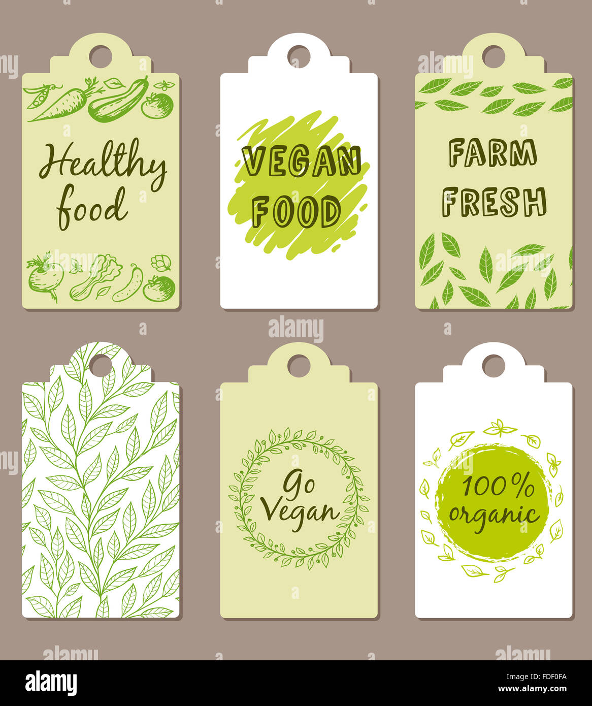 Set vegetarian food hi res stock photography and images Alamy