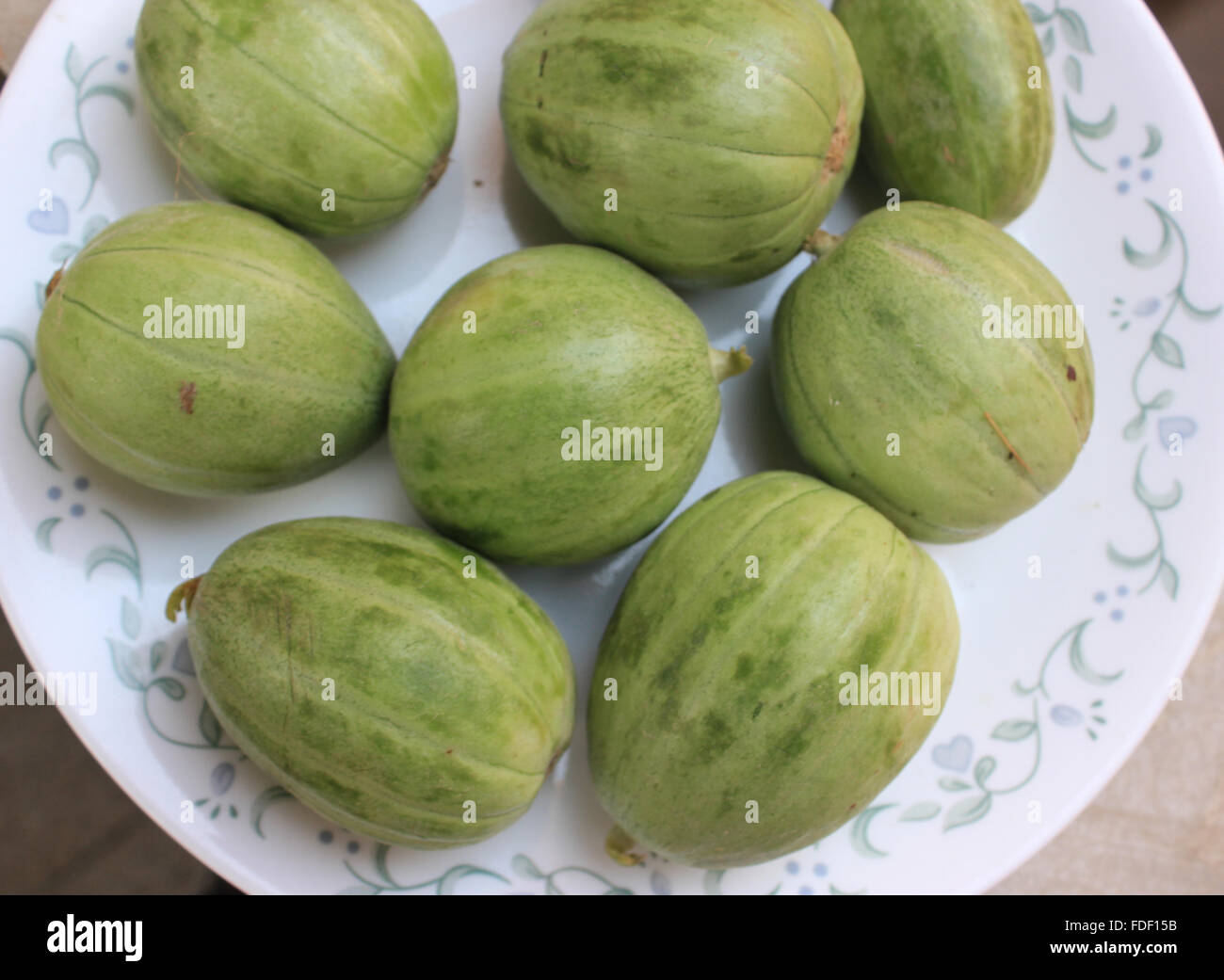 Rounded light green fruits hires stock photography and images Alamy