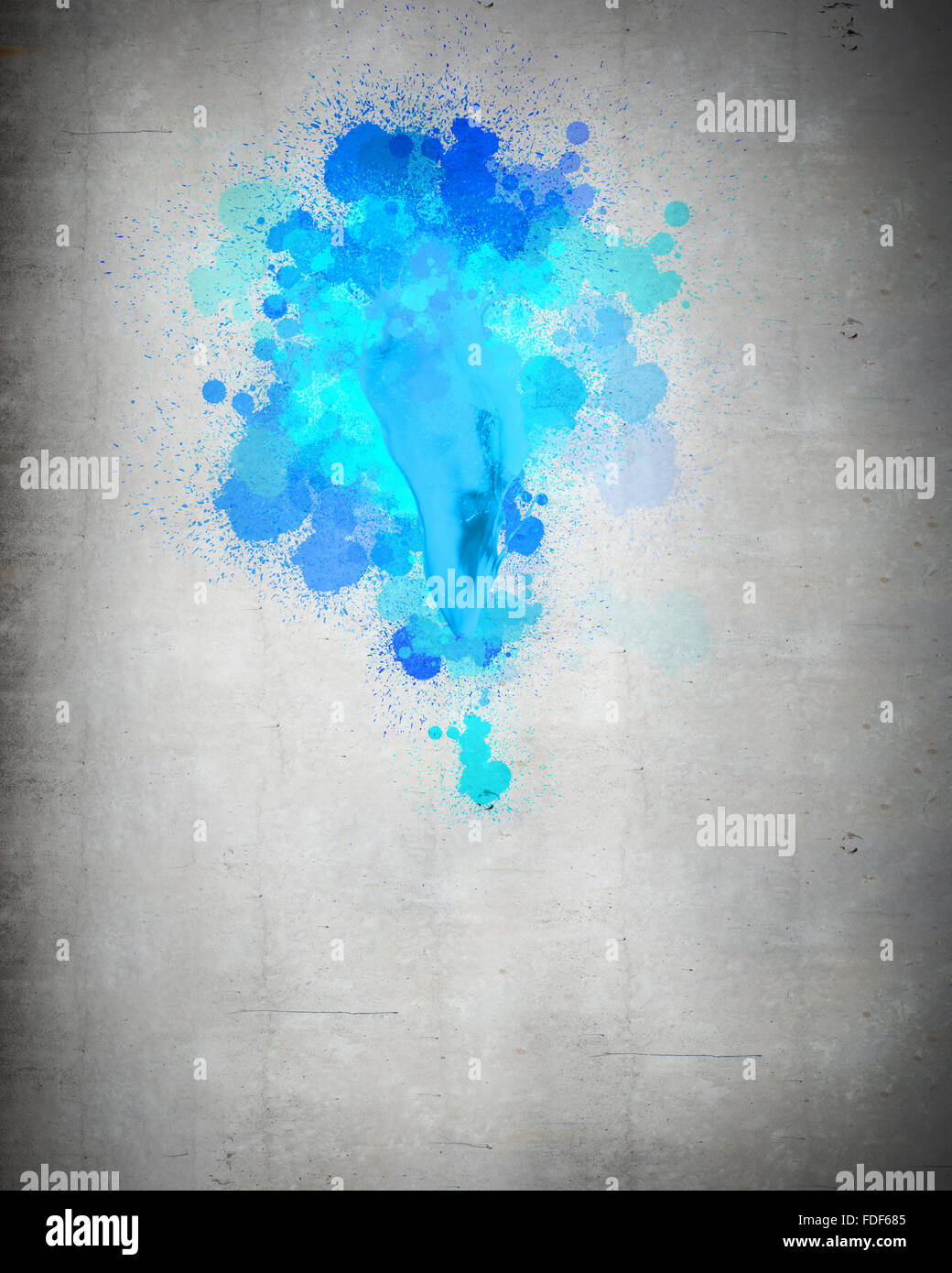 Background image with colorful splashes and drops Stock Photo - Alamy