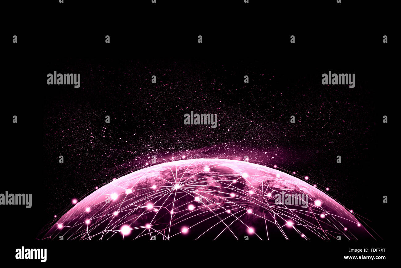 Colorful vivid image of globe. Globalization concept. Elements of this ...