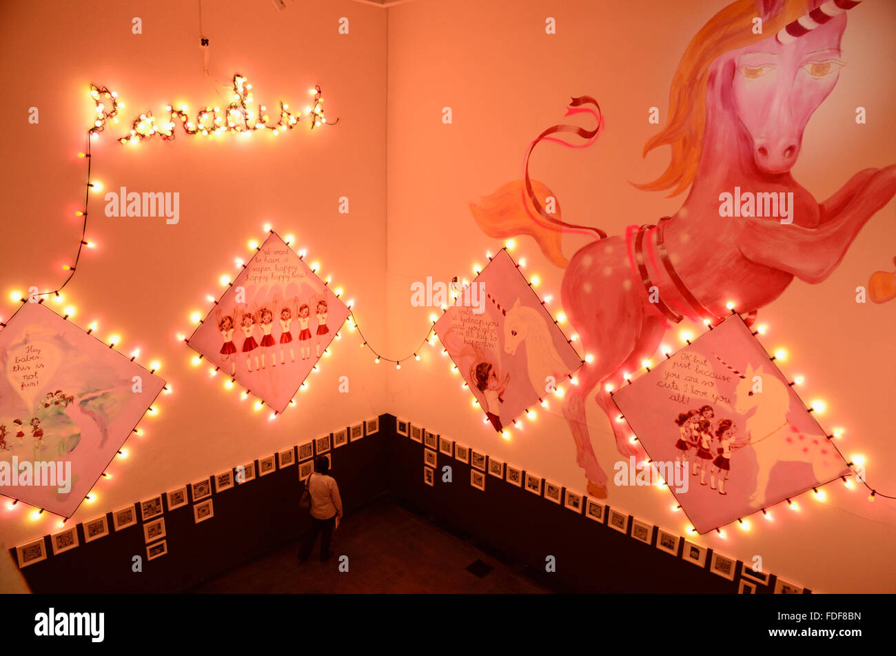 Contemporary art exhibition hi-res stock photography and images - Alamy