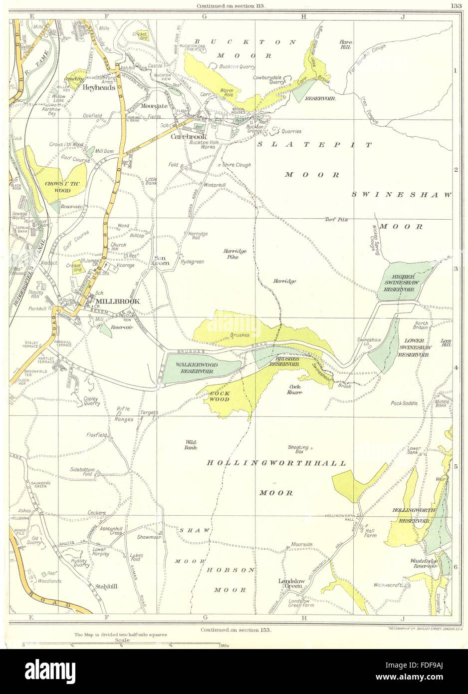 CHESHIRE Millbrook Hollingworth Hall Moor Hobson Carrbrook Stalybridge