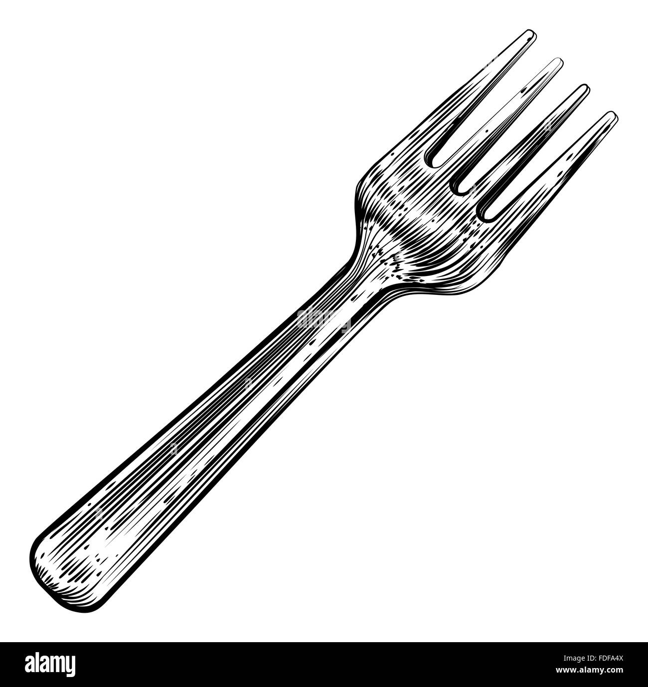 Fork clipart Black and White Stock Photos & Images - Alamy, حجم الصورة 1300x1379