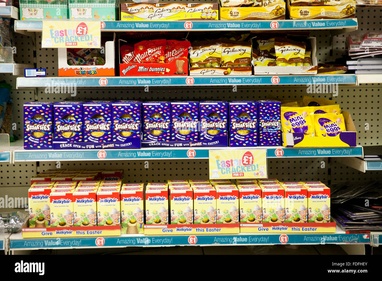 Spring Animal Easter Eggs on sale in Poundland as they are already one