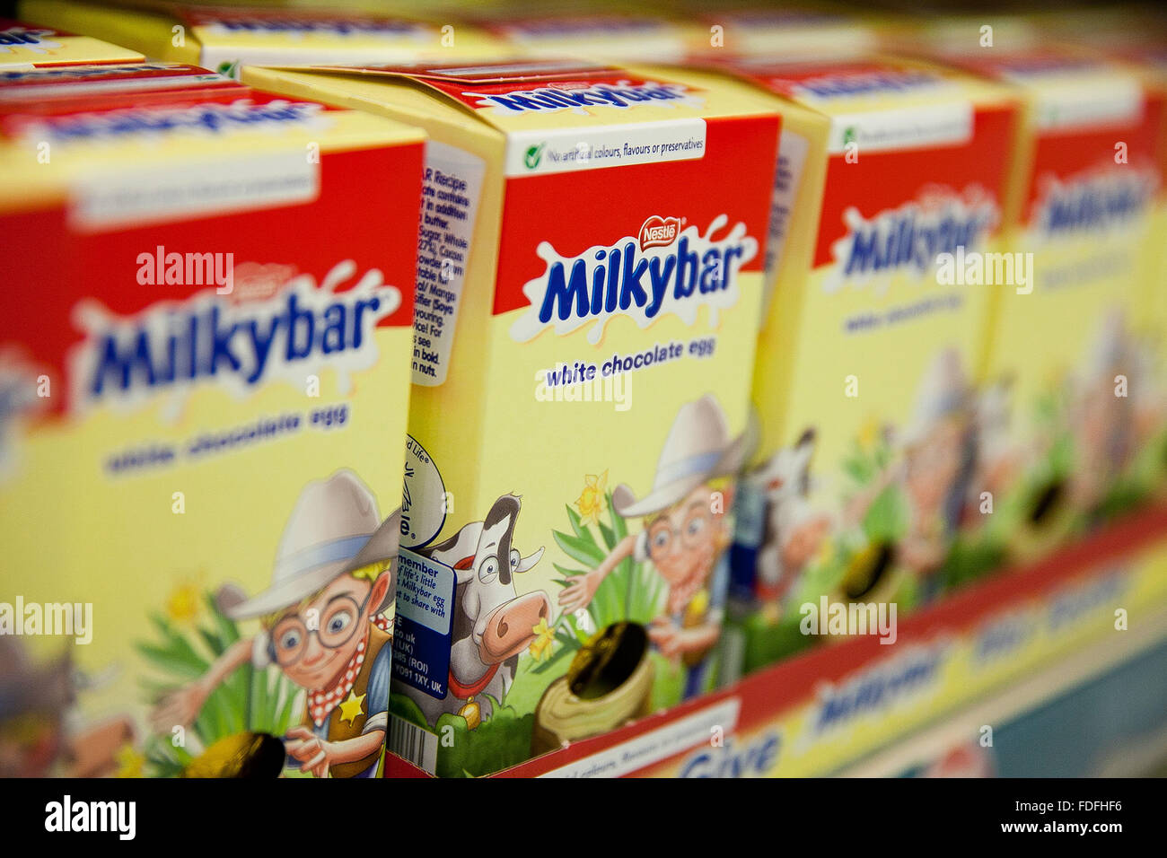 Milky bar Spring Animal Easter Eggs on sale in Poundland as they are