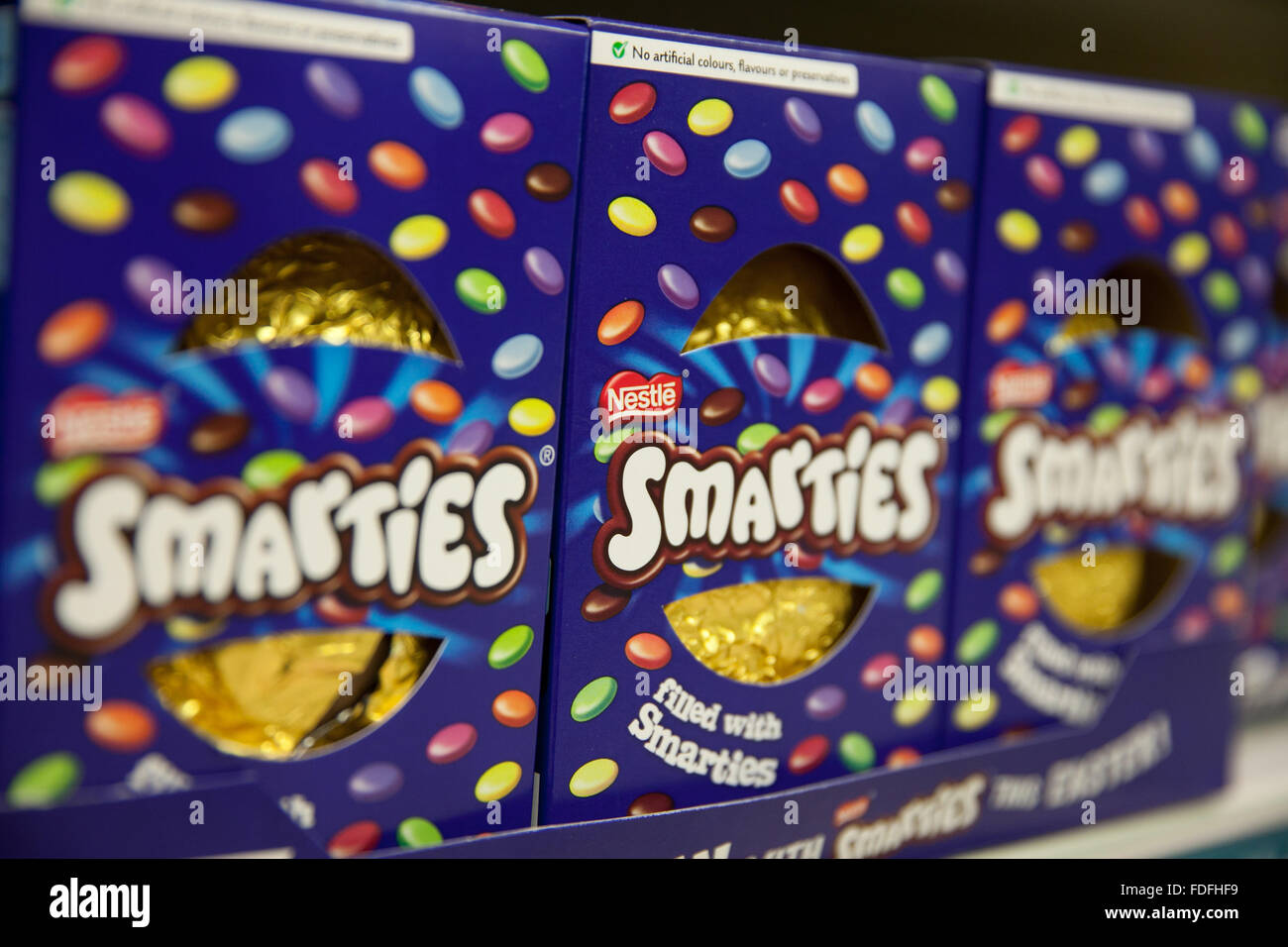 Smarties Easter Eggs on sale in Poundland as they are already one step