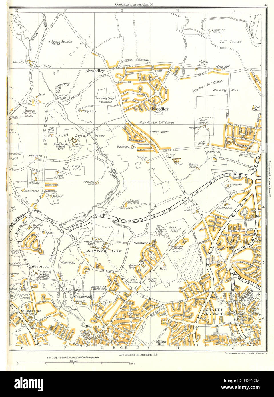 LEEDS:Alwoodley,Meanwood,Weetwood,Parklands,Bentley,Chapel Allerton ...