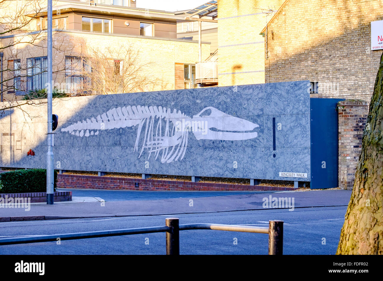 kingsley walk cambridge sculpture Stock Photo Alamy
