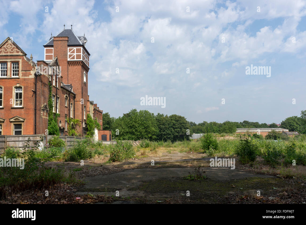 Dulwich Hospital brownfield development site Stock Photo Alamy