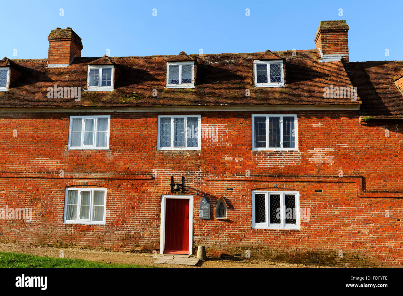 The Chapel of Saint Mary,  Bucklers Hard. Beaulieu, Hampshire, UK, Europe. Stock Photo