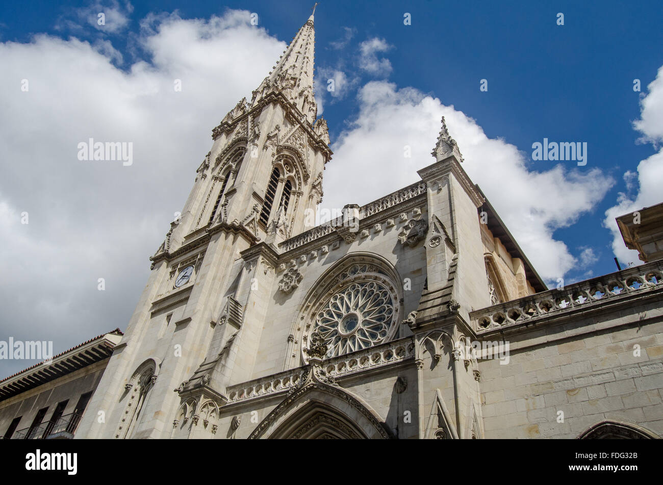 The Cathedral Of Bilbao. Pais Basque. Spain Stock Photo