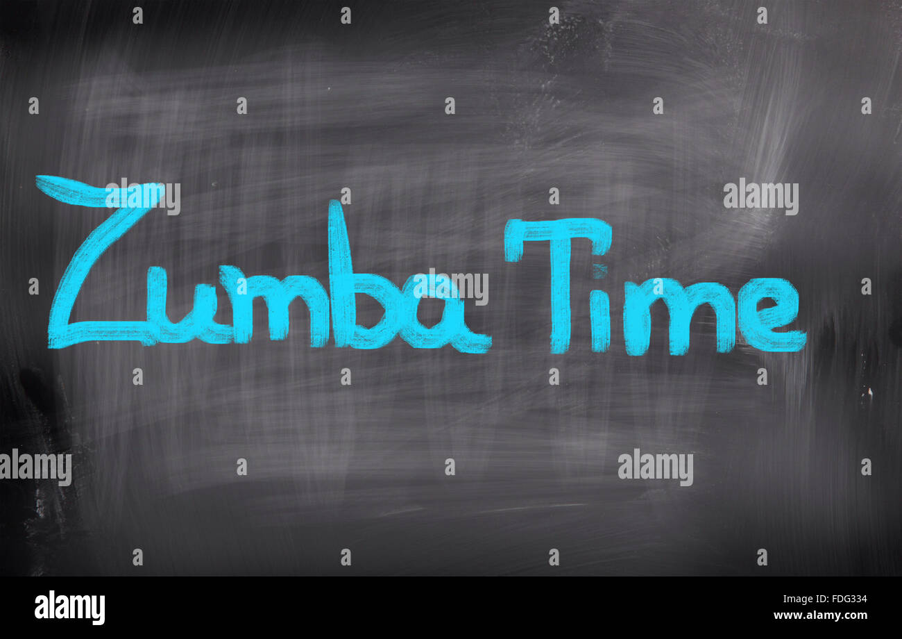 Zumba Time Concept Stock Photo Alamy