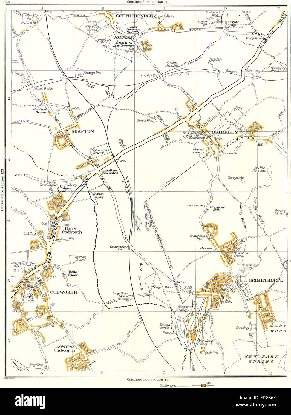 YORKSShafton,Brierley,Grimethorpe,Cudworth,South Hiendley,Belle Green