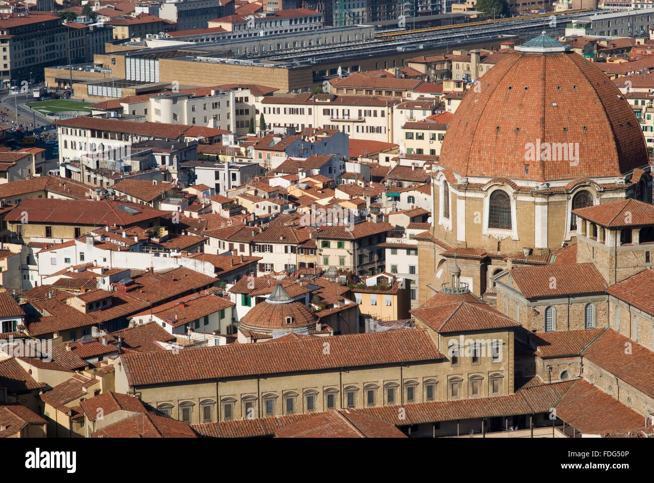 Panoramic view rooftops florence hi-res stock photography and images ...
