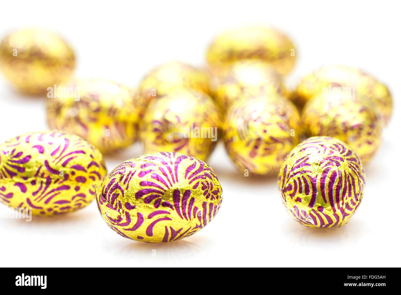Easter eggs background Stock Photo