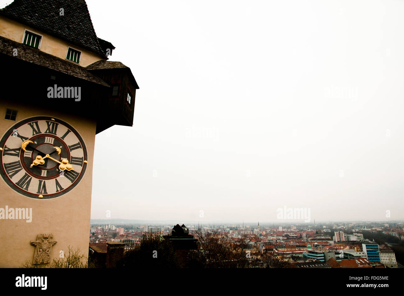 Clock Tower Graz - Austria Stock Photo - Alamy