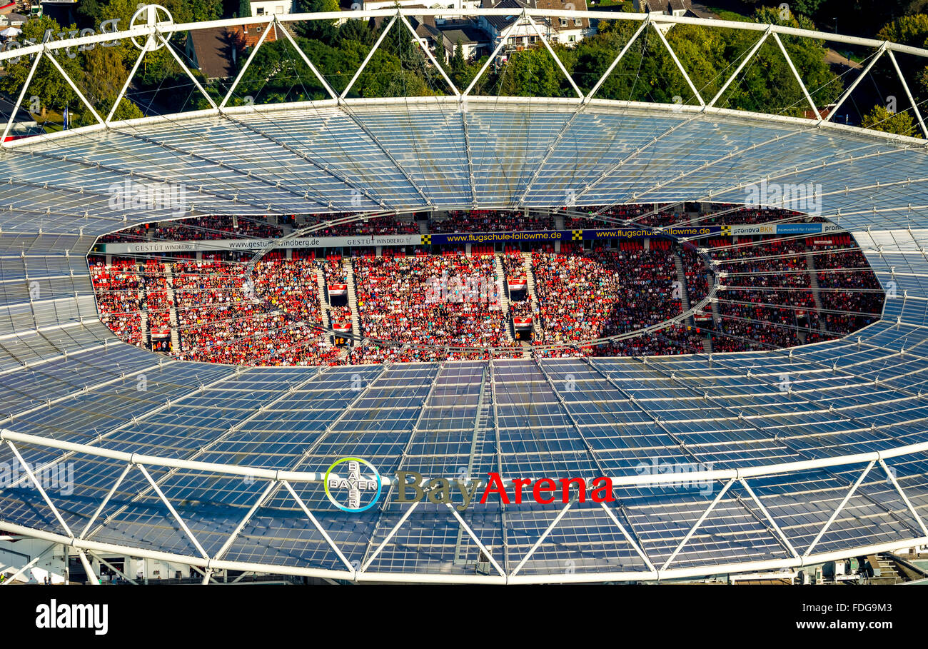 Aerial View, Bayer 04 Leverkusen, BayArena, The Stadium Of The Football ...