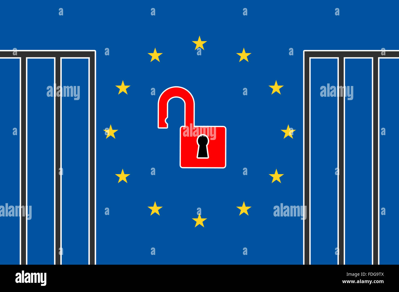 Keep European Borders Open Stock Photo Alamy