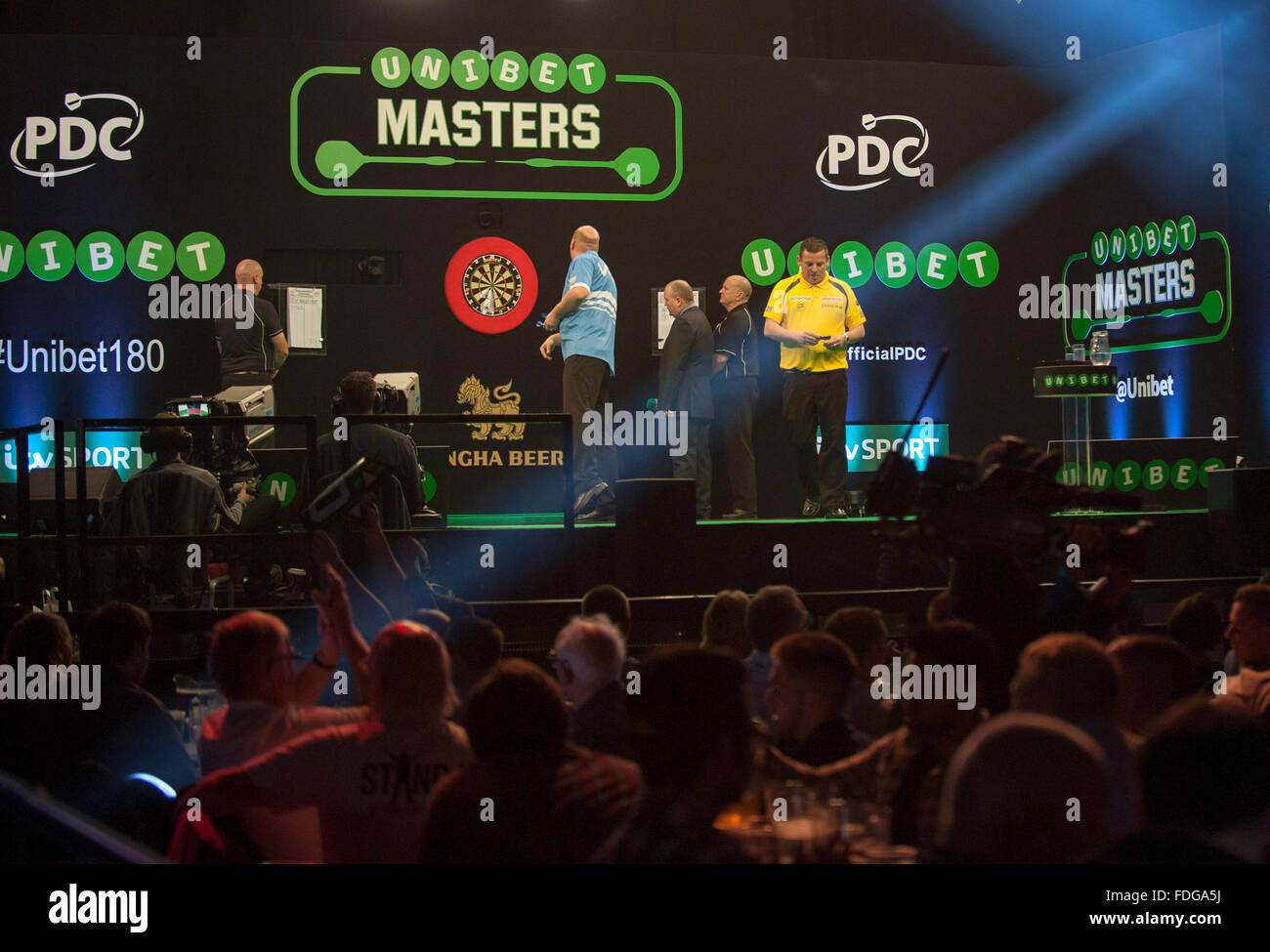 ArenaMK, Milton Keynes, UK. 31st Jan, 2016. Unibet Masters Darts Championship. General view of